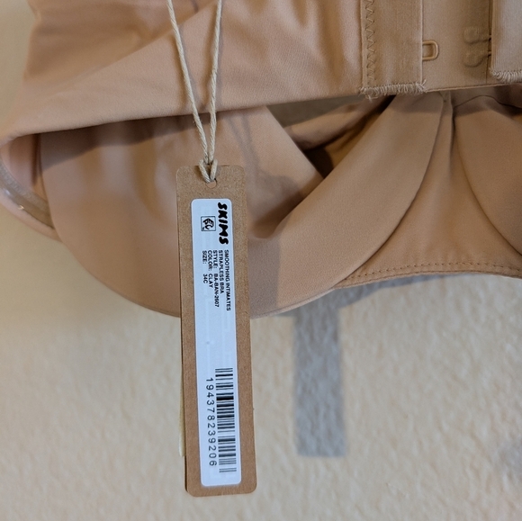 SKIMS Smoothing Intimates Strapless Bra Ba-Ban-2607 Clay 34C - Picture 6 of 7